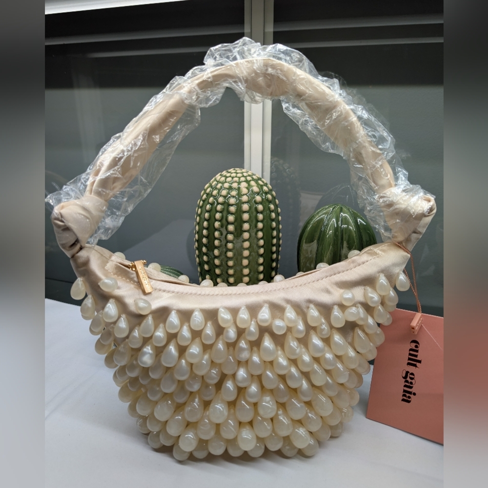 Cult Gaia NWT Ivory Gia Shoulder Bag - Picture 4 of 8